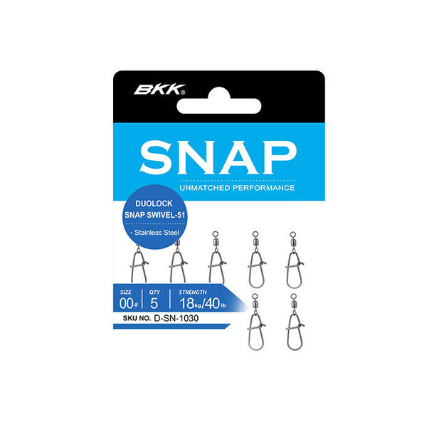 AGRAFKI Z KRĘTLIKIEM BKK DUOLOCK SNAP-51 0/22kg