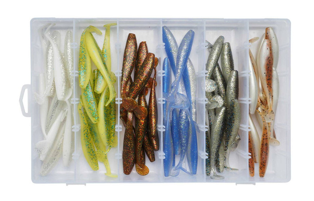 ZESTAW PRZYNĘT ABU GARCIA SOFT BAIT KIT 100mm/60szt