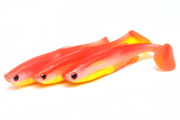 618 - SAVAGE GEAR GUMA FAT-TAIL MINNOW - YR FLUO