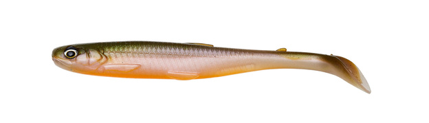GUMA SAVAGE GEAR SLENDER SCOOP SHAD - OLIVE PEARL