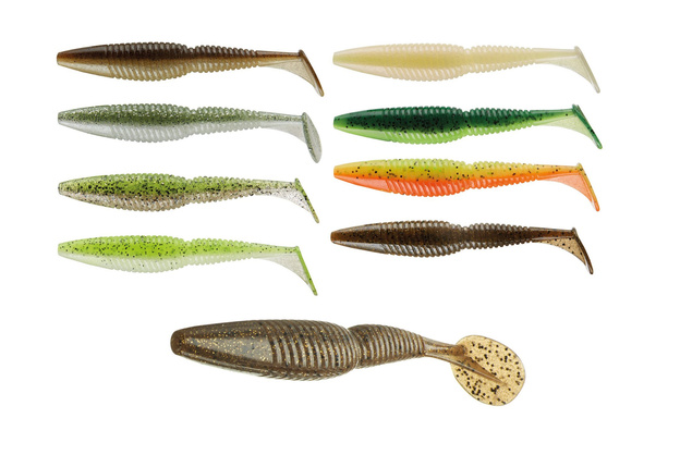 GUMA DAIWA TOURNAMENT DSWIM FAT - GREEN SHAD