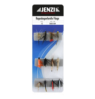 ZESTAW SZTUCZNYCH MUCH JENZI RAINBOW TROUT FLY 12szt