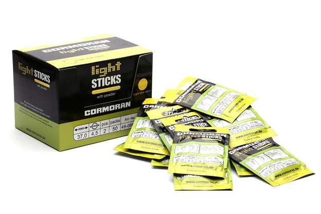 ŚWIETLIKI CORMORAN LIGHTSTICK ŻÓŁTY 37x4,5mm - 100szt.