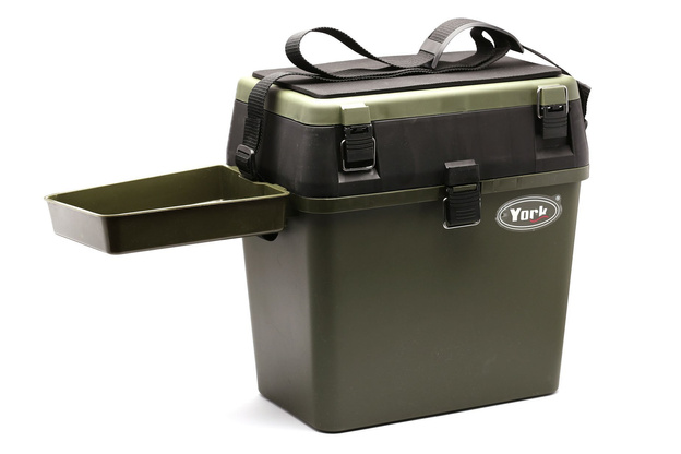 KUFER WĘDKARSKI + TACA BOCZNA I POJEMNIK YORK - PHS318-2