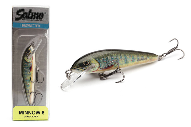 WOBLER SALMO MINNOW FLOATING 6cm - LAKE CHARR
