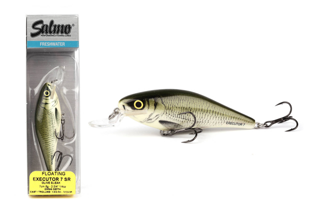 WOBLER SALMO EXECUTOR SHALLOW RUNNER 9cm- OLIVE BLEAK