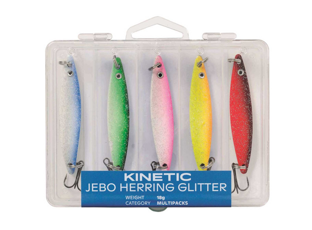 ZESTAW WAHADŁÓWEK KINETIC JEBO HERRING GLITTER 18g