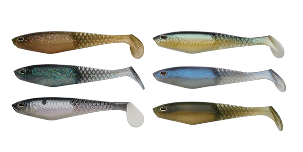 ZESTAW GUM BERKLEY POWERBAIT CULLSHAD 10cm - CLEAR WATER MIX