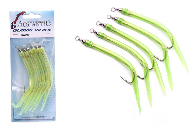 AQUANTIC GUMOWY MAKK 8/0 - YELLOW