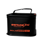 POJEMNIK Z SIATKĄ GENLOG EVA SOLID BASE CARBON 16x16x10cm