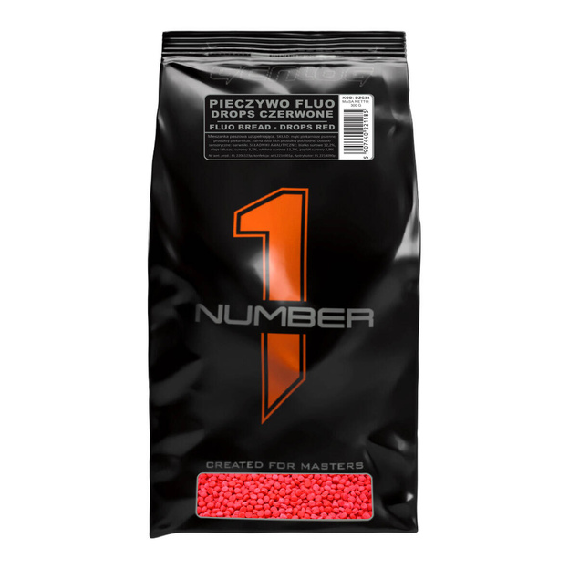 PIECZYWO GENLOG FLUO DROPS - CZERWONY 300g