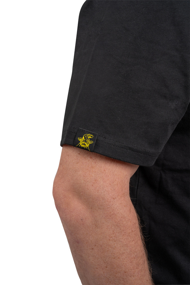 T-SHIRT BLACK CAT LOGO BLACK