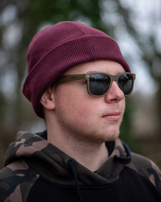 OKULARY POLARYZACYJNE FOX AVIUS KHAKI -GREEN LENS