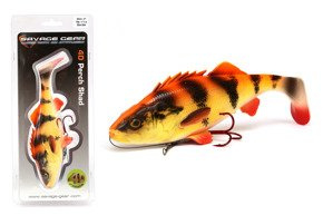 61 - SAVAGE GEAR GUMA 4D PERCH SHAD - ALBINO
