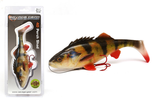 GUMA 4D PERCH SHAD - PERCH - SAVAGE GEAR