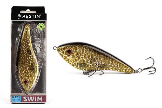 JERK WESTIN SWIM GLIDEBAIT 12cm/58g- NATURAL PIKE