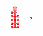 STOPERY DO BAIT FLOSS UNDERCARP - CZERWONY