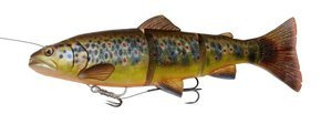 7145 - SAVAGE GEAR GUMA 4D LINE THRU TROUT - BROWN TROUT UV BELLY