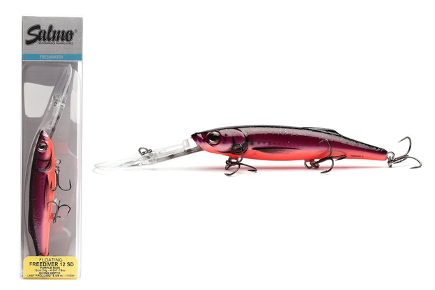 UNIKATOWY WOBLER SALMO FREEDIVER SDR 12cm- PURPLE RAIN