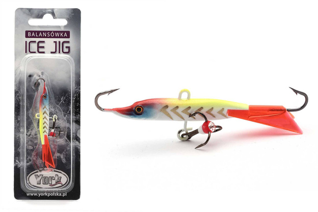 BŁYSTKA PODLODOWA YORK BALANSÓWKA PIKE 68mm/14,3g