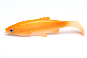 618 - SAVAGE GEAR GUMA 3D ROACH PADDLE TAIL - GOLDFISH