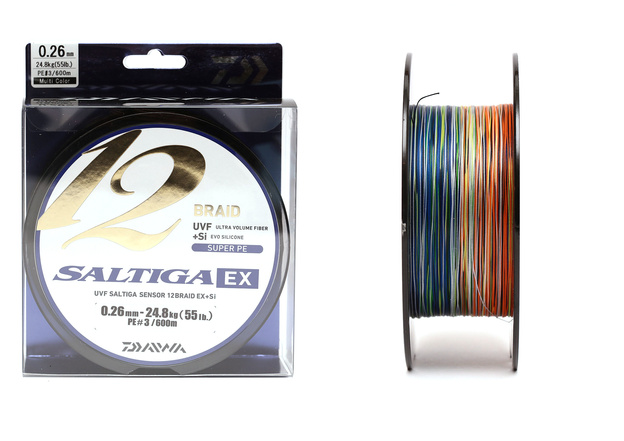 PLECIONKA DAIWA SALTIGA 12-BRAID EX+SI 0,33/600m