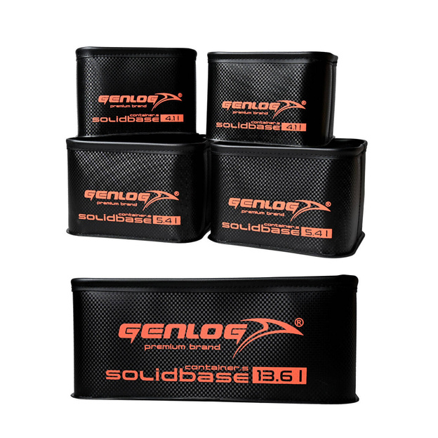 ZESTAW 5 POJEMNIKÓW GENLOG EVA SOLID BASE CARBON