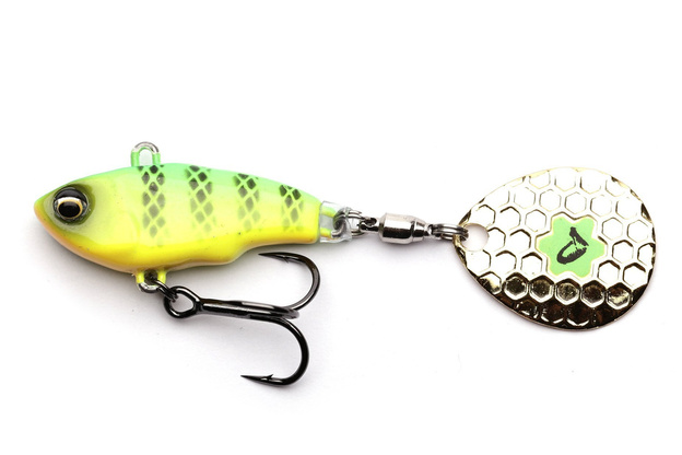 717 - SAVAGE GEAR PRZYNĘTA FAT TAIL SPIN - FIRETIGER