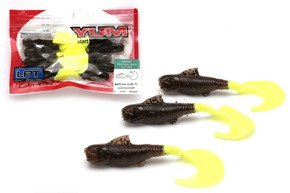 GUMY YUM SAMURAI CURLY PUMPKIN/CHART 7,6cm/10szt