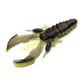 GUMY WESTIN CRECRAW TPE 5,5cm/6szt - BLACK CHARTREUSE