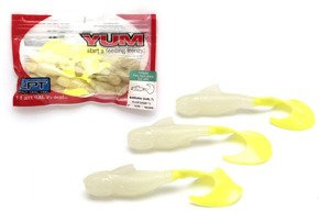 GUMY YUM SAMURAI CURLY GLOW CHART TL 7,6cm/10szt