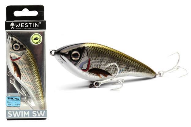 JERK WESTIN SWIM SW GLIDEBAIT 12cm/60g - SHINY MULLET