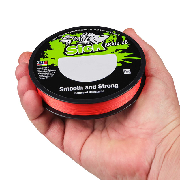 PLECIONKA BERKLEY SICK X8 RED 150m