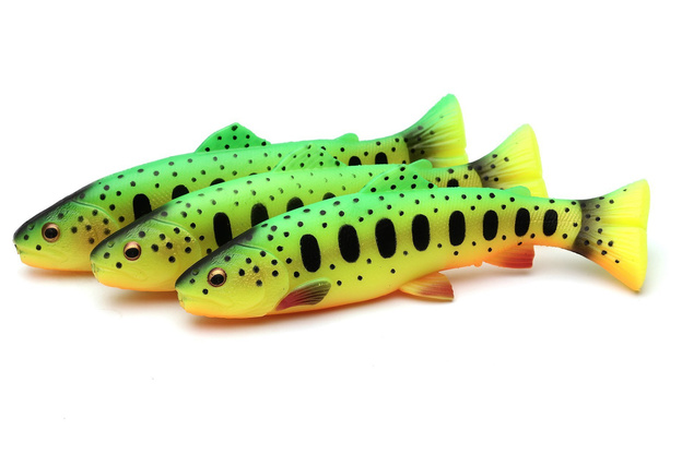 GUMA SAVAGE GEAR 3D CRAFT TROUT PULSETAIL - FIRETIGER