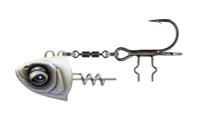 GŁÓWKA SAVAGE GEAR MONSTER VERTICAL HEAD 80g - PEARL WHITE