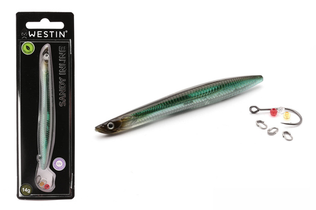 PRZYNĘTA WESTIN SANDY INLINE 10,5cm/18g - UV TRANSPARENT MINNOW