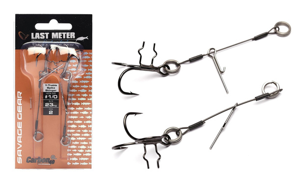 DOZBROJKA SAVAGE GEAR CARBON 49 T-TREBLE SPIKE - 1/0-2szt