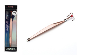 BŁYSTKA PODLODOWA Z KOTWICĄ JENZI SPEED JIGS 10g - COPPER