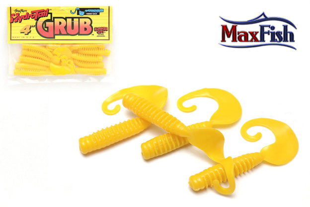 LCHG9 - LUNKER CITY GUMA HYDROTAIL GRUB 4"/10szt