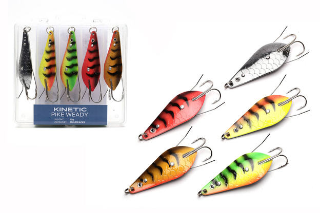 ZESTAW ANTYZACZEPOWYCH WAHADŁÓWEK KINETIC WEADY 25g/5szt