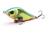 UNIKATOWY WOBLER SALMO SLIDER SINKING 5cm - CHARTREUSE BLUE