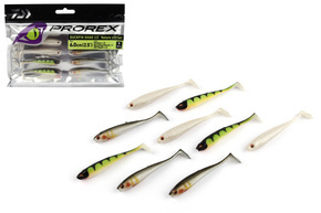 ZESTAW GUM DAIWA PROREX DUCKFIN SHAD - UV NATURE MIX 6cm