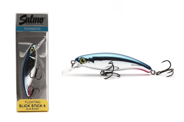 WOBLER SALMO SLICK STICK F 6cm - BLUE SHINER