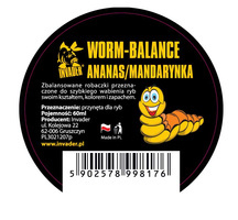KULKI WORM BALANCE INVADER - ANANAS/MANDARYNKA 60ml