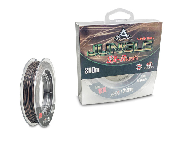 PLECIONKA ANACONDA JUNGLE SX-8 SINKING 0,25mm/300m