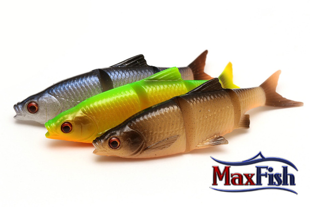 574 - SAVAGE GEAR GUMA 3D ROACH SWIM N JERK - FIRETIGER