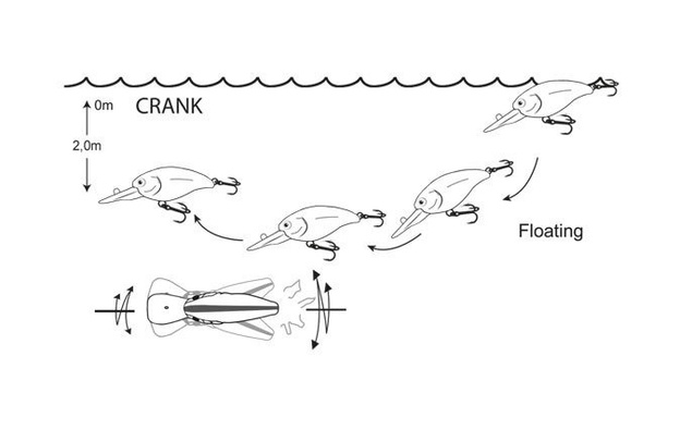 WOBLER CORMORAN COR F12 - WATERMELON SEED 4,0cm