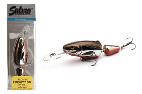 WOBLER SALMO FRISKY SR 7cm/7g - METALLIC HOT OLIVE