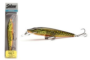 QPE011 - SALMO WOBLER PIKE FLOATING 9cm-HOT PIKE