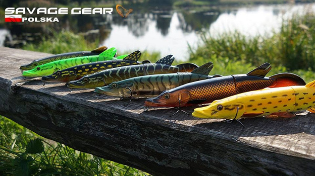502 - SAVAGE GEAR PRZYNĘTA 3D HYBRIDE PIKE- FIRETIGER